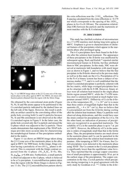 Microstructural Evolution in a 17-4 PH Stainless Steel after Aging at ...