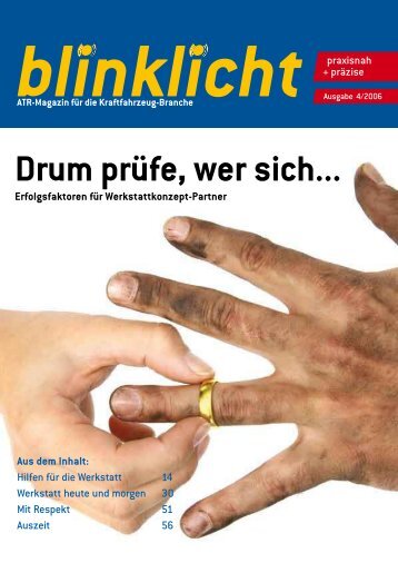 Drum prüfe, wer sich... - atr.de