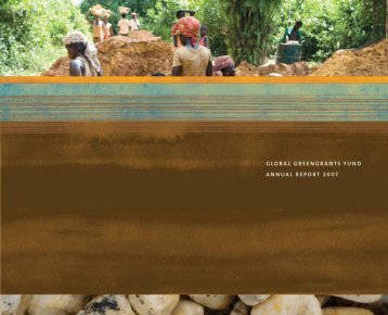 2007 Annual Report PDF - Global Greengrants Fund