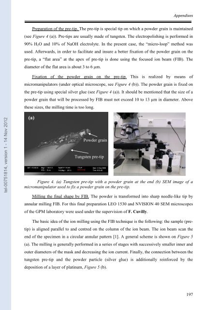 Etude par Sonde Atomique Tomographique de la formation de nano ...