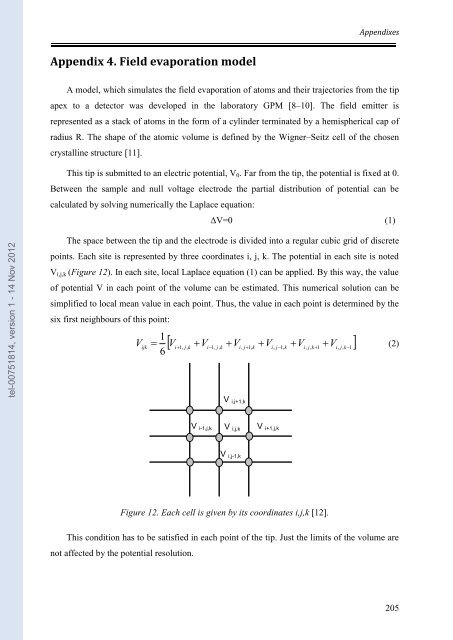 Etude par Sonde Atomique Tomographique de la formation de nano ...