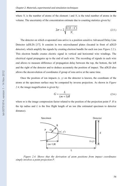 Etude par Sonde Atomique Tomographique de la formation de nano ...