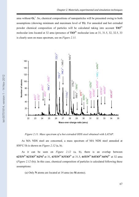 Etude par Sonde Atomique Tomographique de la formation de nano ...