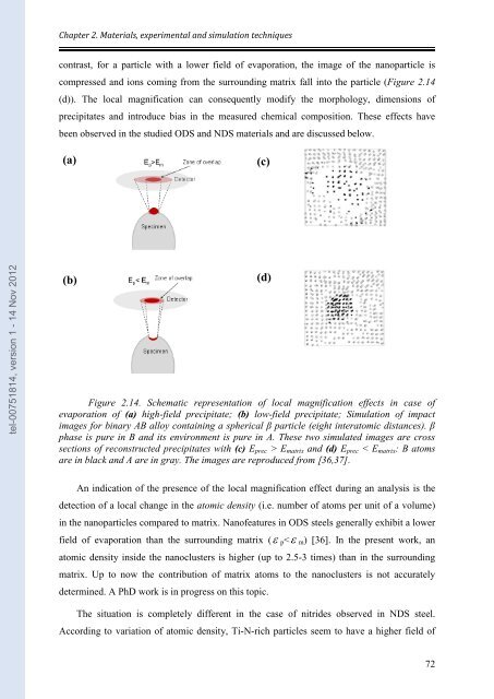 Etude par Sonde Atomique Tomographique de la formation de nano ...
