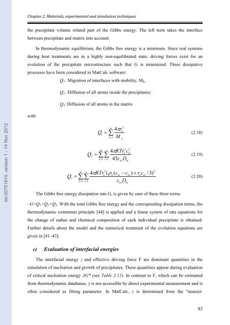 Etude par Sonde Atomique Tomographique de la formation de nano ...