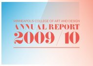 2009/10 MCAD Annual Report - Minneapolis College of Art and ...