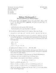 Höhere Mathematik 1 - M10