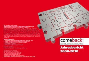 Jahresbericht 2008-2010 (PDF) - comeback GmbH