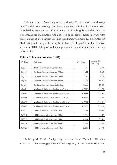 Marktstrukturen und Marktverhalten im deutschen ... - dibogs