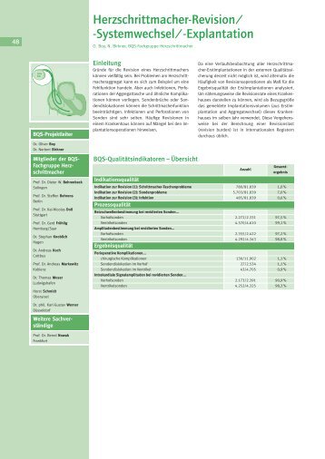 Herzschrittmacher-Revision/ -Systemwechsel/-Explantation