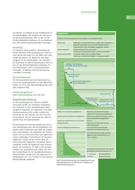 Qualität sichtbar machen. - BQS Qualitätsreport