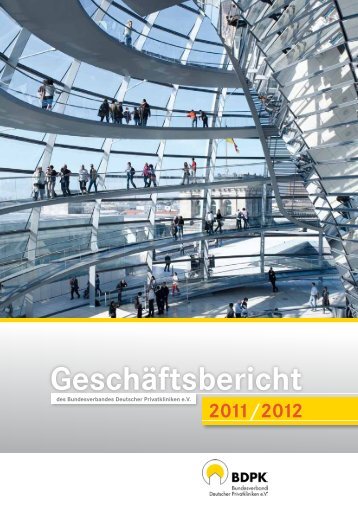 Geschäftsbericht 2011/2012 - BDPK