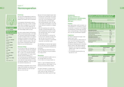 Qualität sichtbar machen. - BQS Qualitätsreport