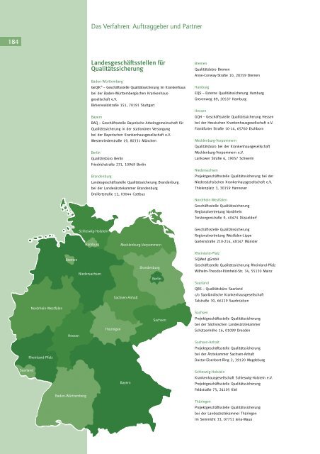 Qualität sichtbar machen. - BQS Qualitätsreport