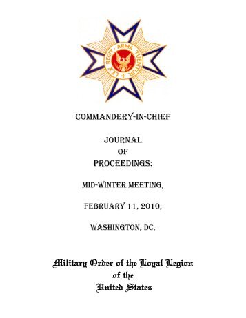 Military Order of the Loyal Legion of the United States