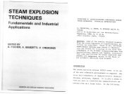 STEAM EXPLOSION TECHNIQUES - Centre de recherches sur les ...