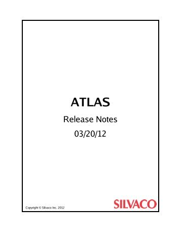 atlas - Silvaco International