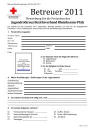 Jugendrotkreuz Bezirksverband Rheinhessen-Pfalz - DRK ...