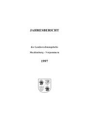jahresbericht 1997 - Landesrechnungshof Mecklenburg-Vorpommern