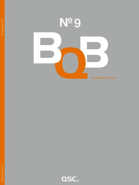 BQB Nr. 9 / Herbst 2011 (pdf). - QSC Blog