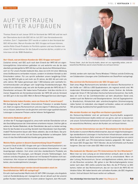 BQB Nr. 9 / Herbst 2011 (pdf). - QSC Blog