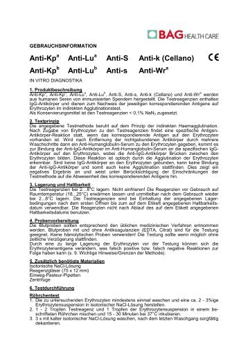 Novaclone Anti-D BPZ - Biologische Analysensystem GmbH