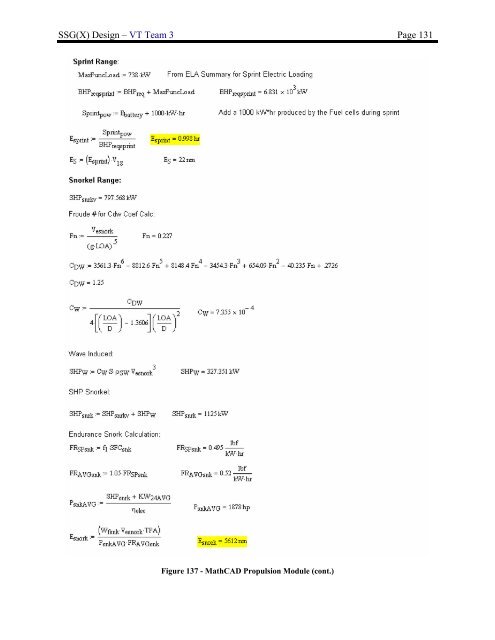 Design Report Guided Missile Submarine SSG(X) - AOE - Virginia ...