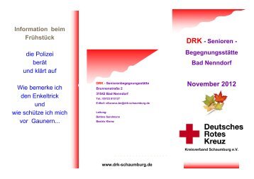 November 2012 - DRK Kreisverband Schaumburg