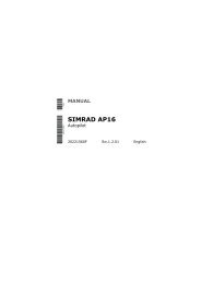 SIMRAD AP16 - Simrad Yachting