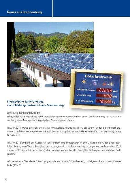 Seminare 2012 - Haus Brannenburg