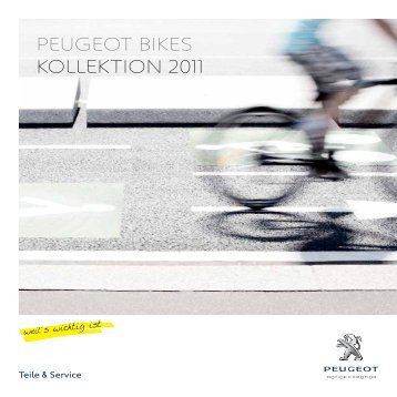 PEUGEOT BikEs kOllEkTiOn 2011