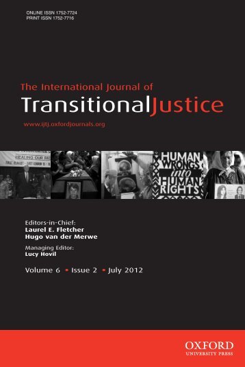 International Journal of Transitional Justice