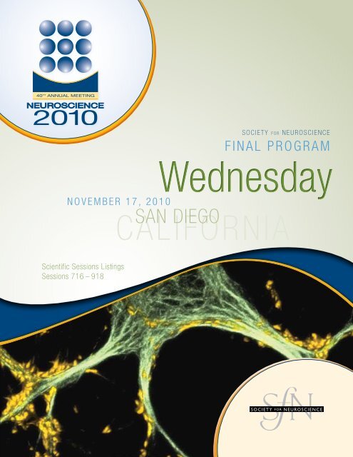 nanosymposium - Society for Neuroscience