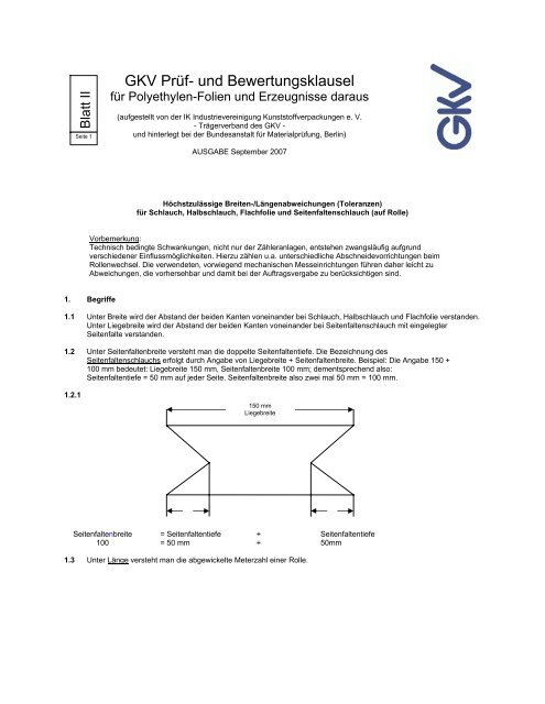 GKV Prüf- und Bewertungsklausel - Brangs + Heinrich