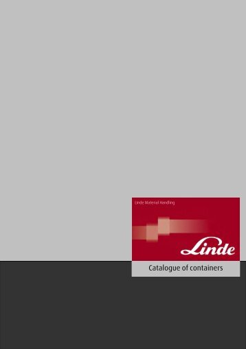 Download Catalogue of containers - Linde Material Handling
