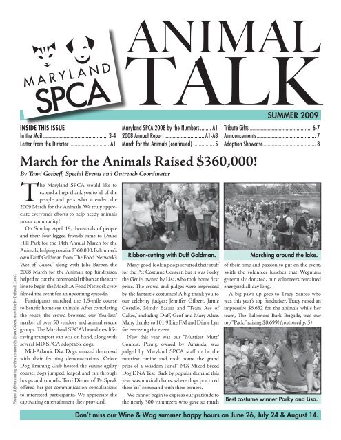 March for the Animals Raised $360,000! - The Maryland SPCA