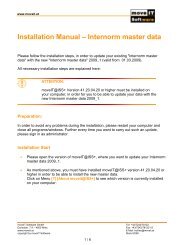 Installation Manual – Internorm master data - moveIT Software GmbH