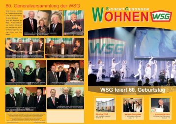 Persönlichkeiten gratulieren zum 60. Geburtstag - WSG