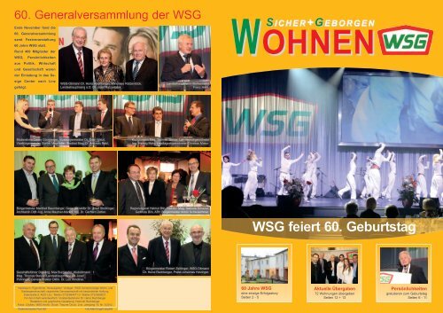 Persönlichkeiten gratulieren zum 60. Geburtstag - WSG