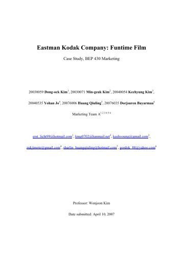 Kodak Essay
