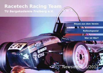 Rolloutspezial Neues aus dem Verein - Racetech Racing Team