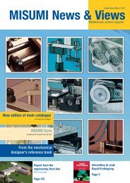 New edition of main catalogue - MISUMI Europe