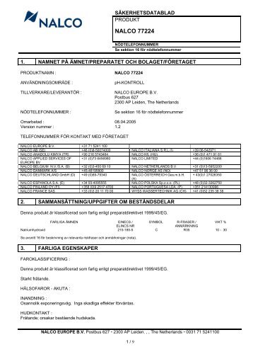 NALCO 77224 - IQ Logistics