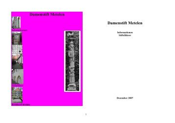 PDF zum Download Damenstift Metelen