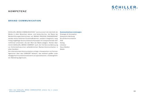 BRAND BOOK - Schiller Brand Company GmbH