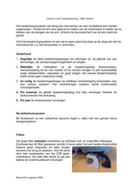 Informatie Breas-403 Inleiding De Breas-403 wordt ... - UMC Utrecht