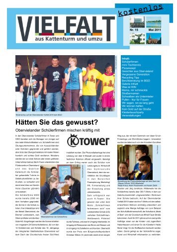 Magazin Vielfalt - Ausgabe 15, Mai 2011 - Bürgerhaus Obervieland