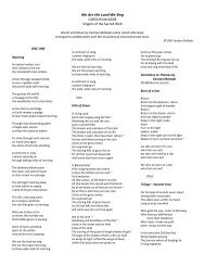 Lyrics Edwin Gersbach