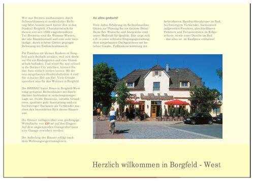 Wohnen in Borgfeld - Brebau