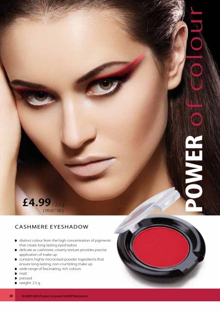 Make Up Catalogue